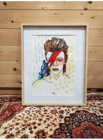 David Bowie poster illustrazione